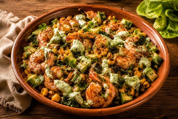 Baja Shrimp Skillet