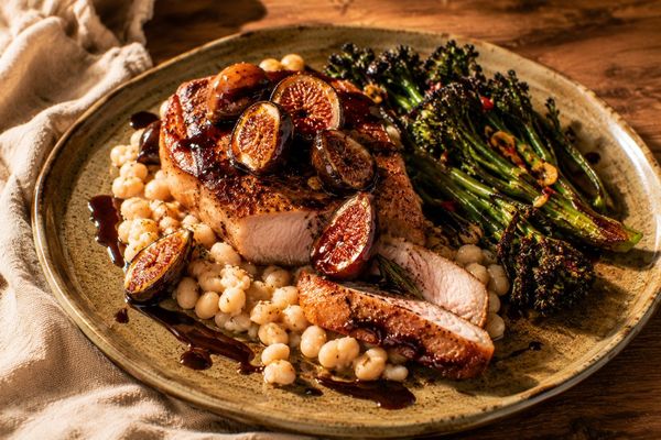 Fig & Balsamic Pork Chops