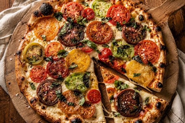 Heirloom Tomato Pizza
