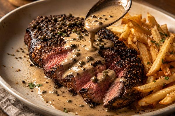Steak au Poivre